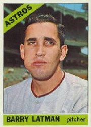 1966 Topps Baseball Cards      451     Barry Latman